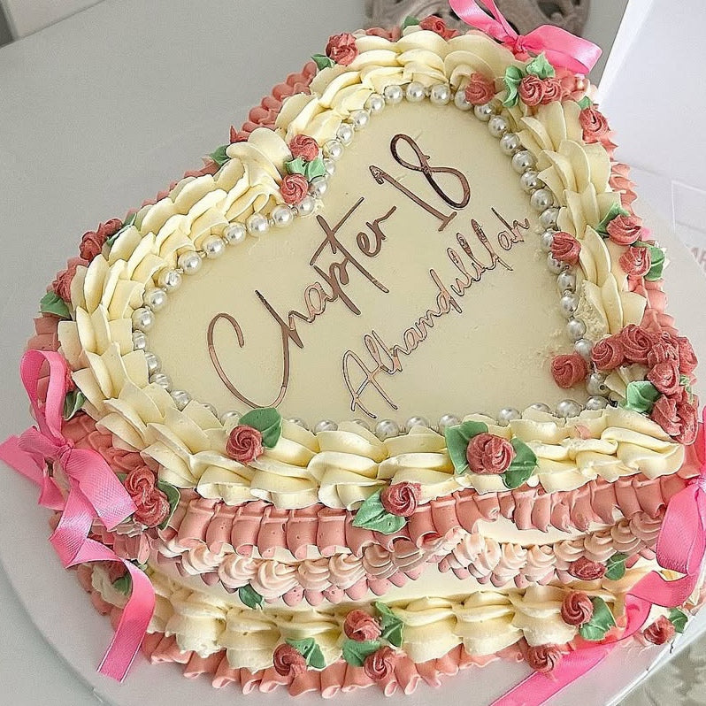Classic Whimsy Ribbon Cake