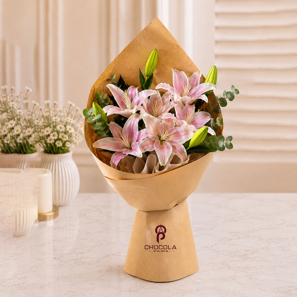 Pink Stargazer Lily Elegance