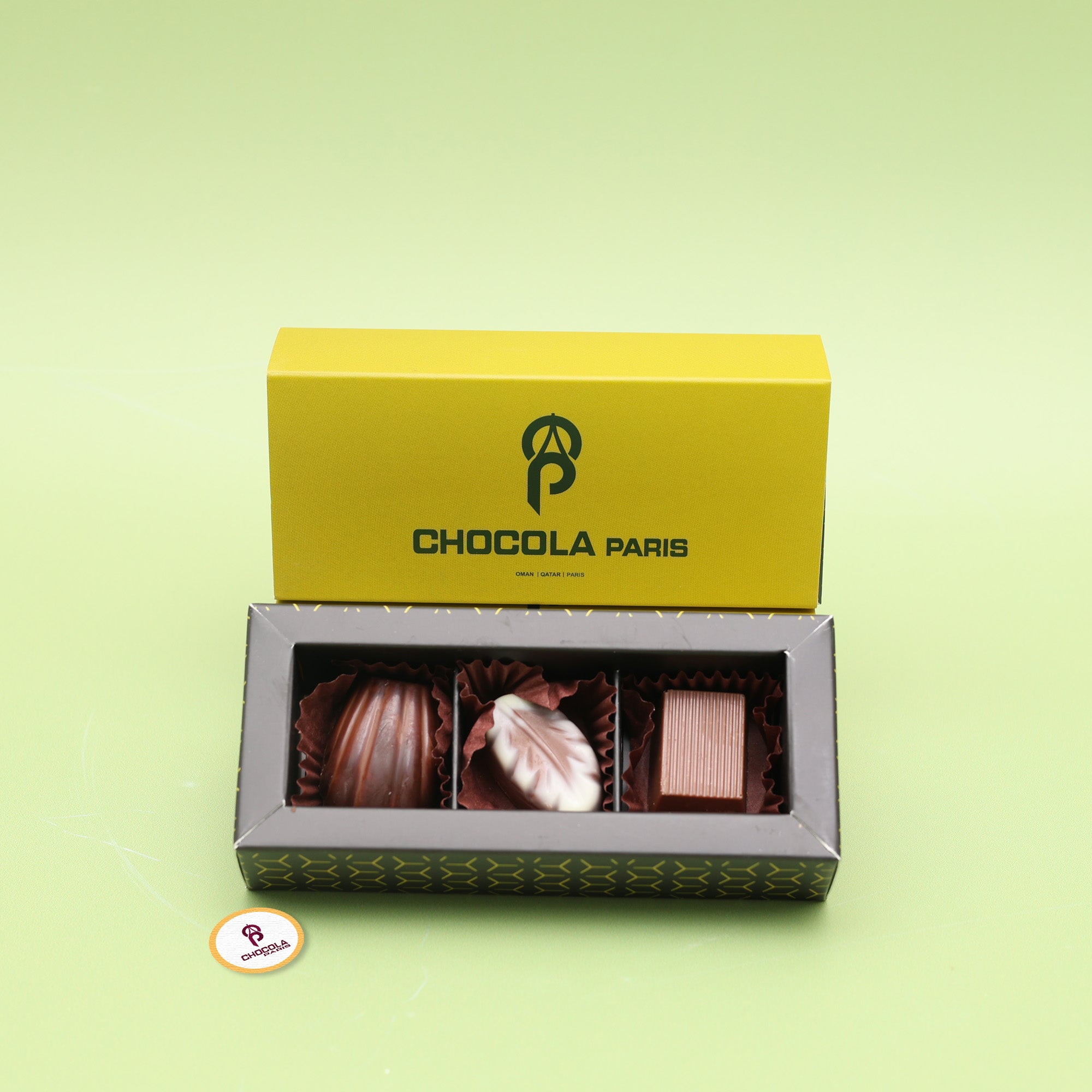 Off Green small chocolate box (Corporate)