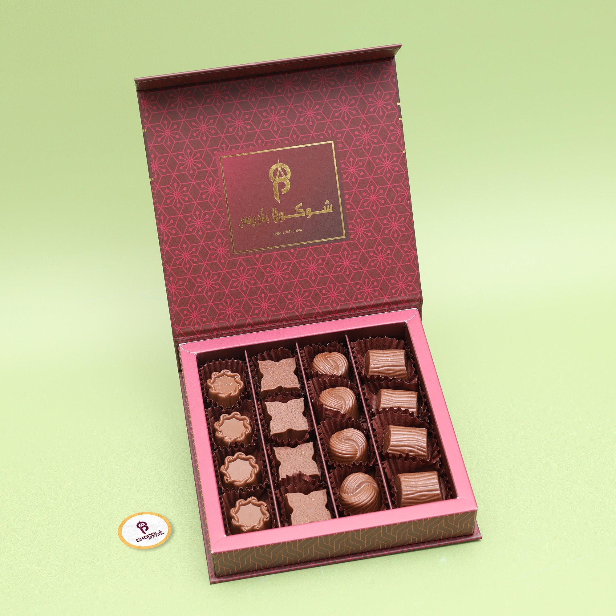 Luxe Red Belgian Chocolate Box (Corporate)
