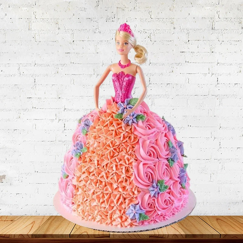 Delightful Barbie Doll Cake in Qatar