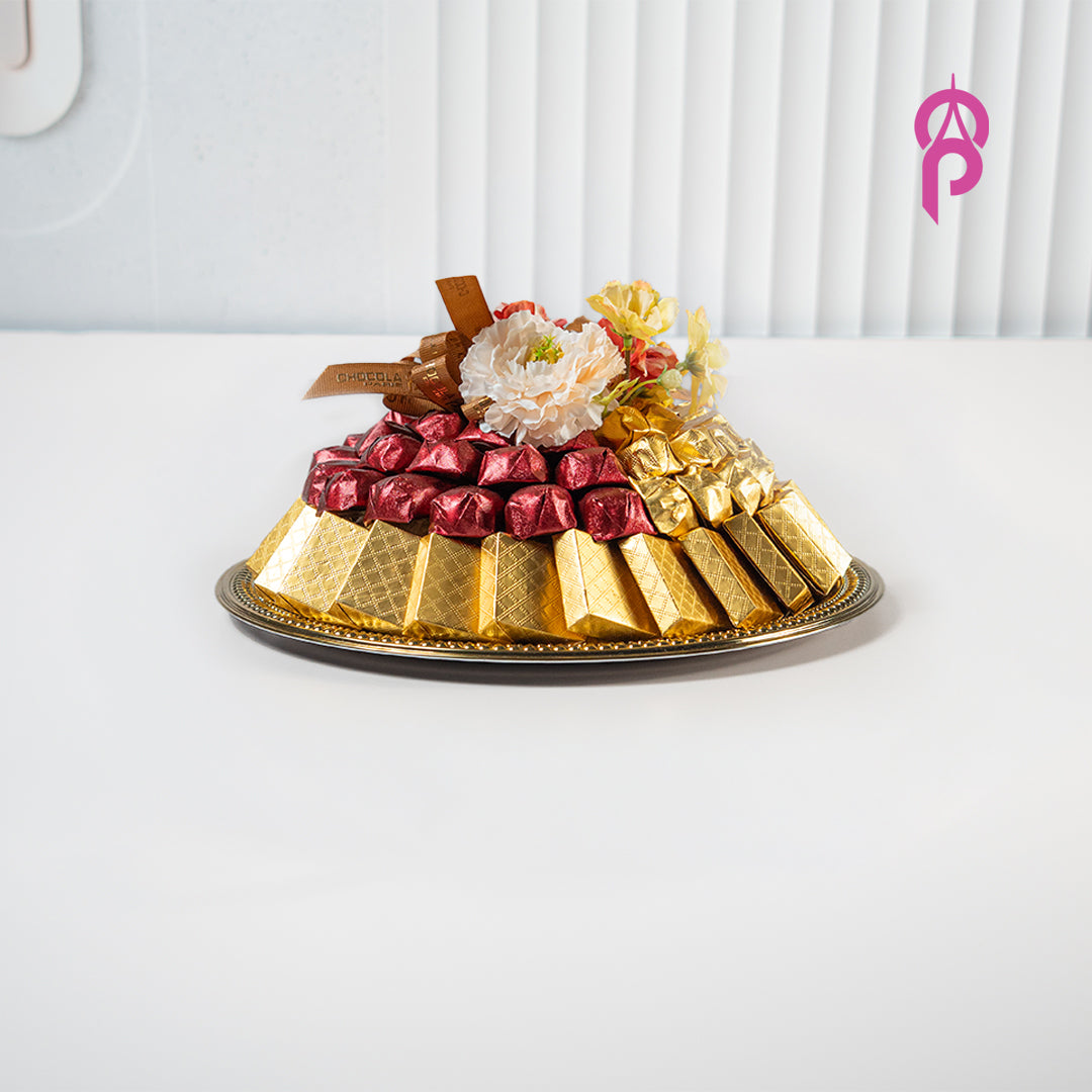 Belgian Chocolate Golden Tray
