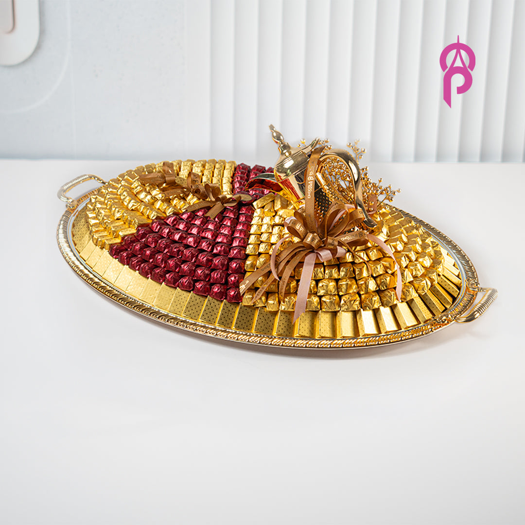 Belgian Chocolate Golden Tray