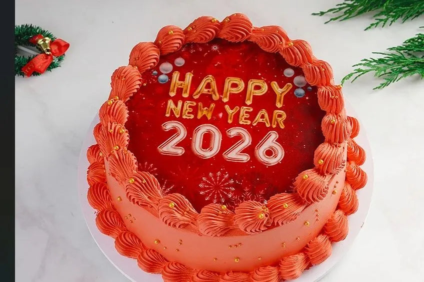 New Year Celebration Cake