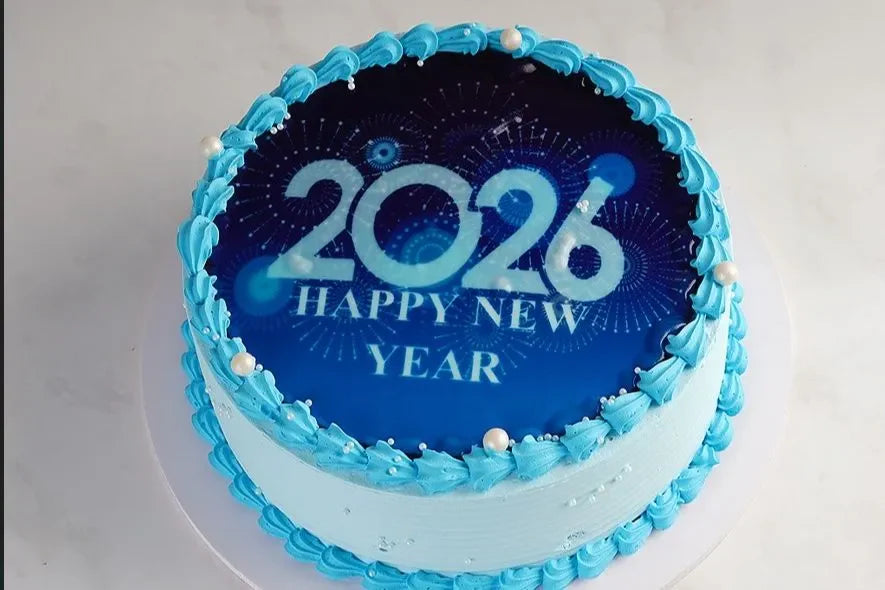 New Year Celebration Cake