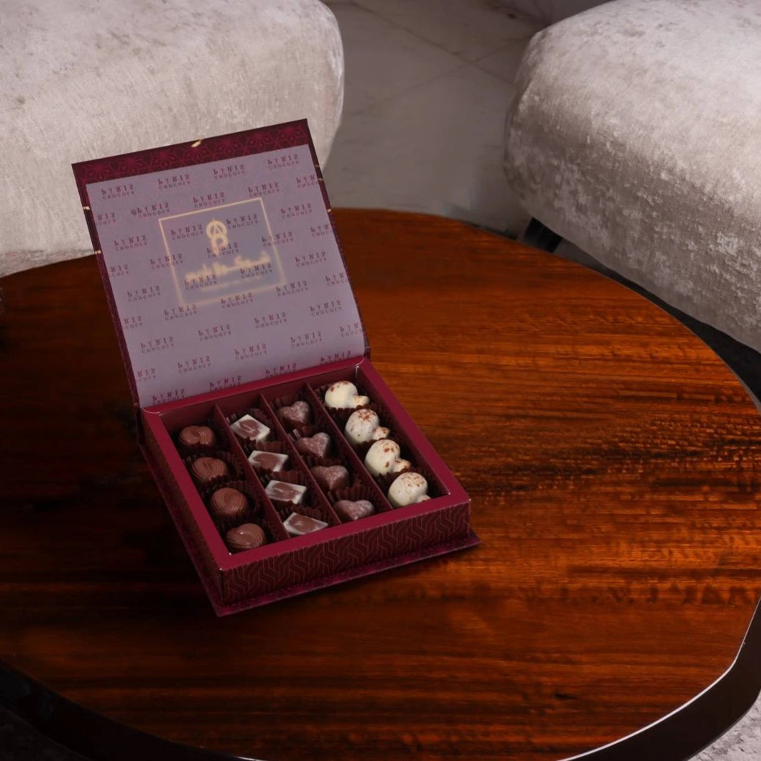 Belgian Chocolate Luxury Maroon Box