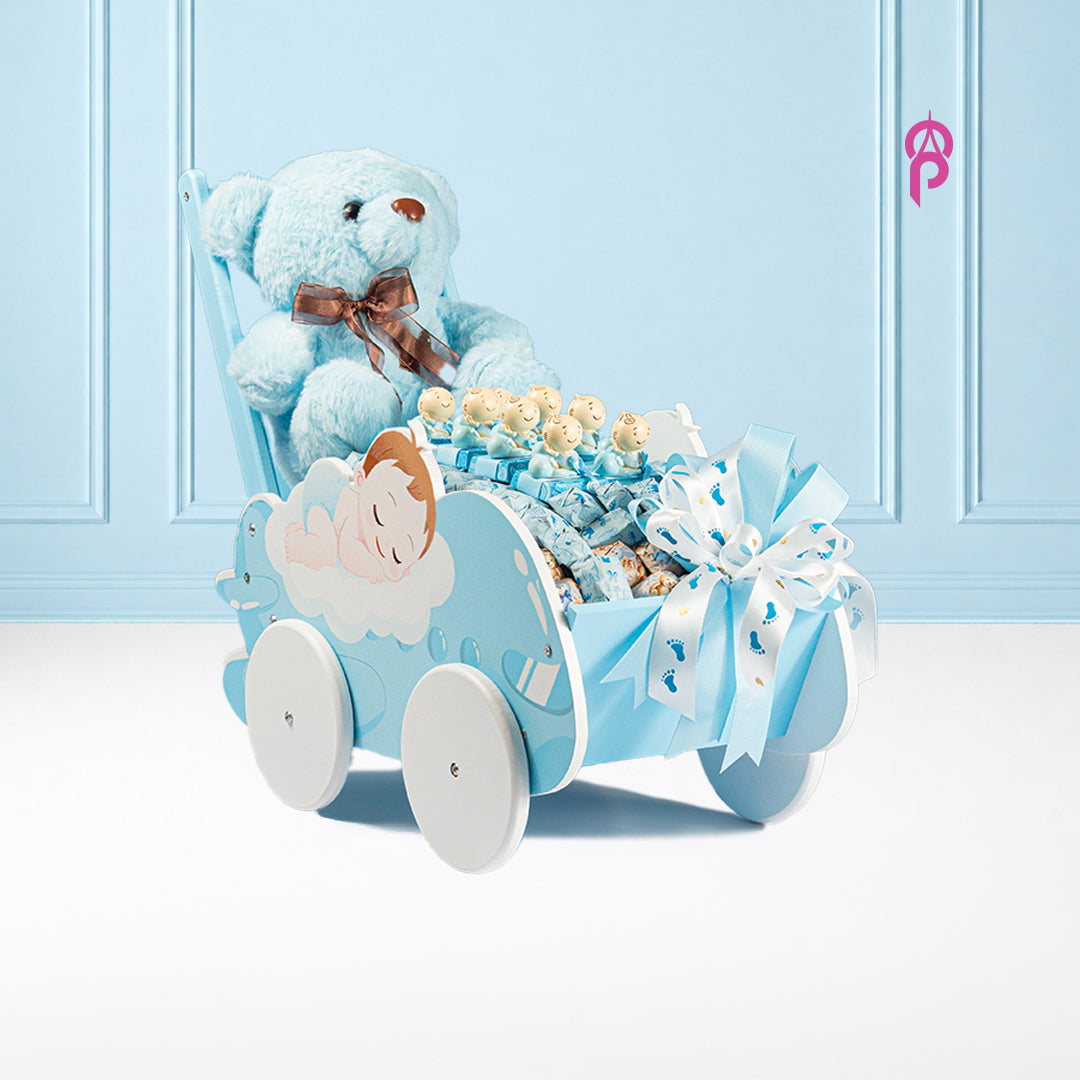 Baby Blue Premium Belgian Chocolate Hamper