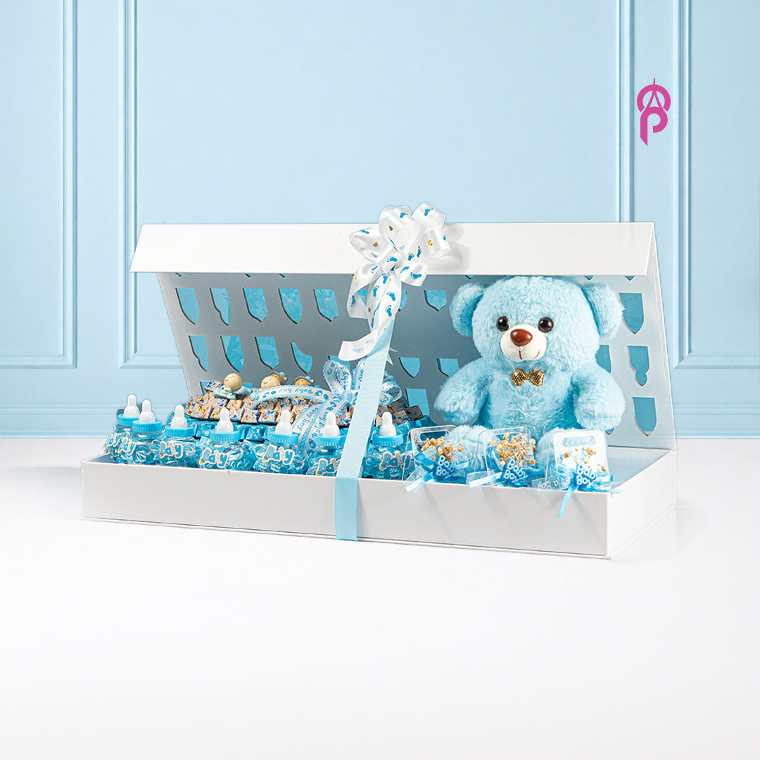 Baby Blue Premium Belgian Chocolate Hamper