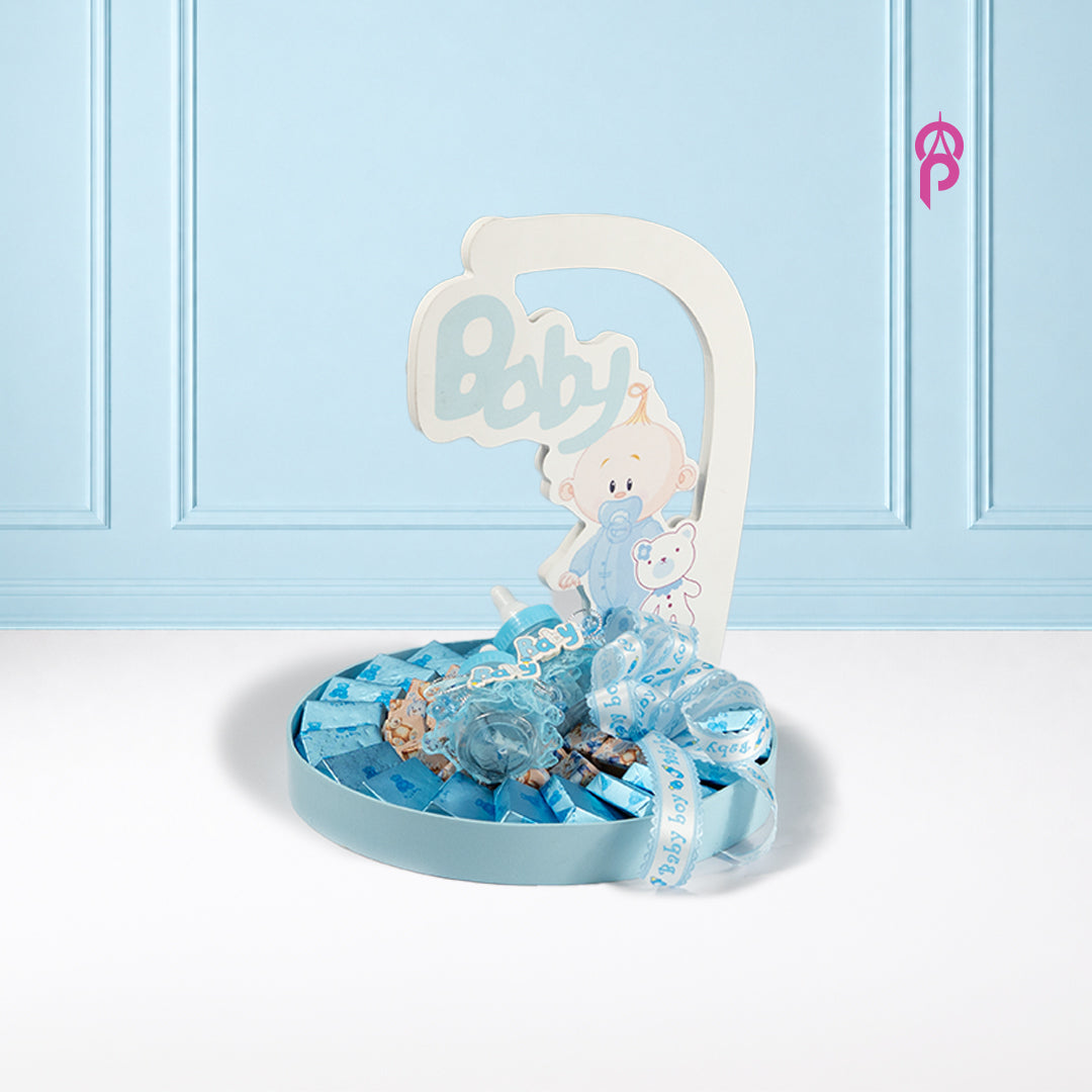 Baby Blue Premium Belgian Chocolate Hamper