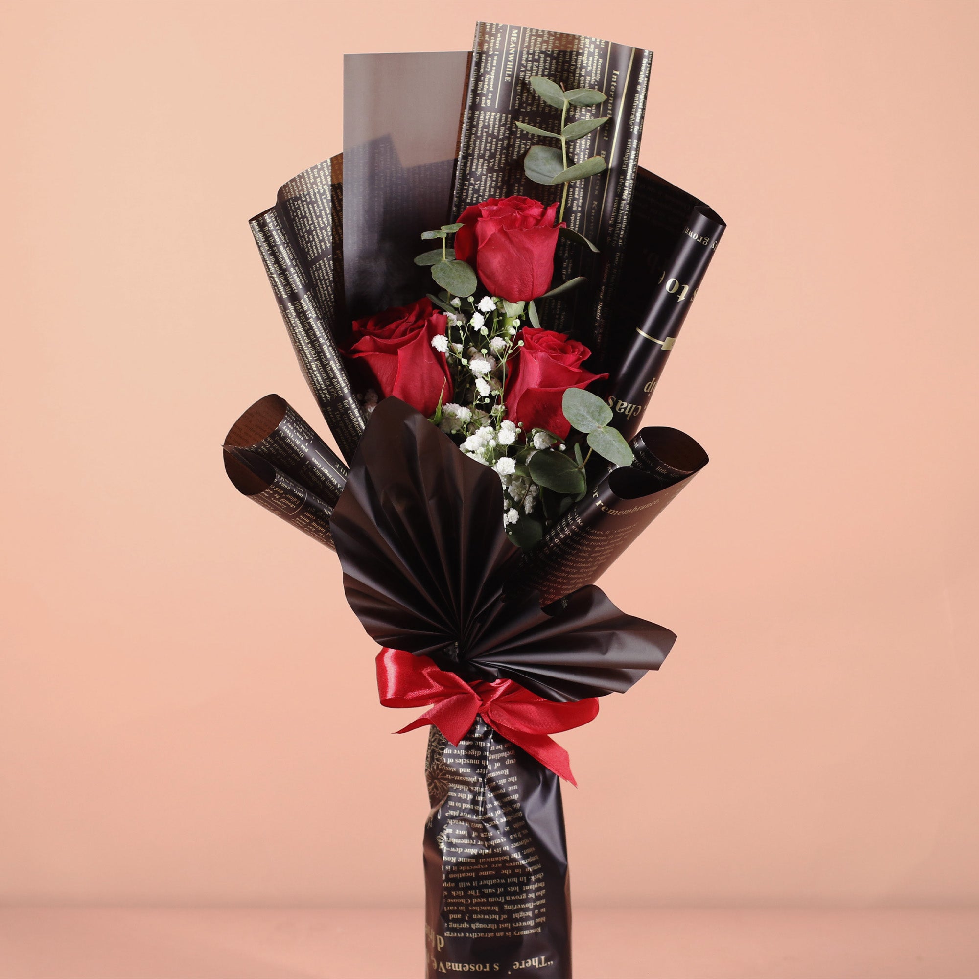 Serene Red Rose Bouquet