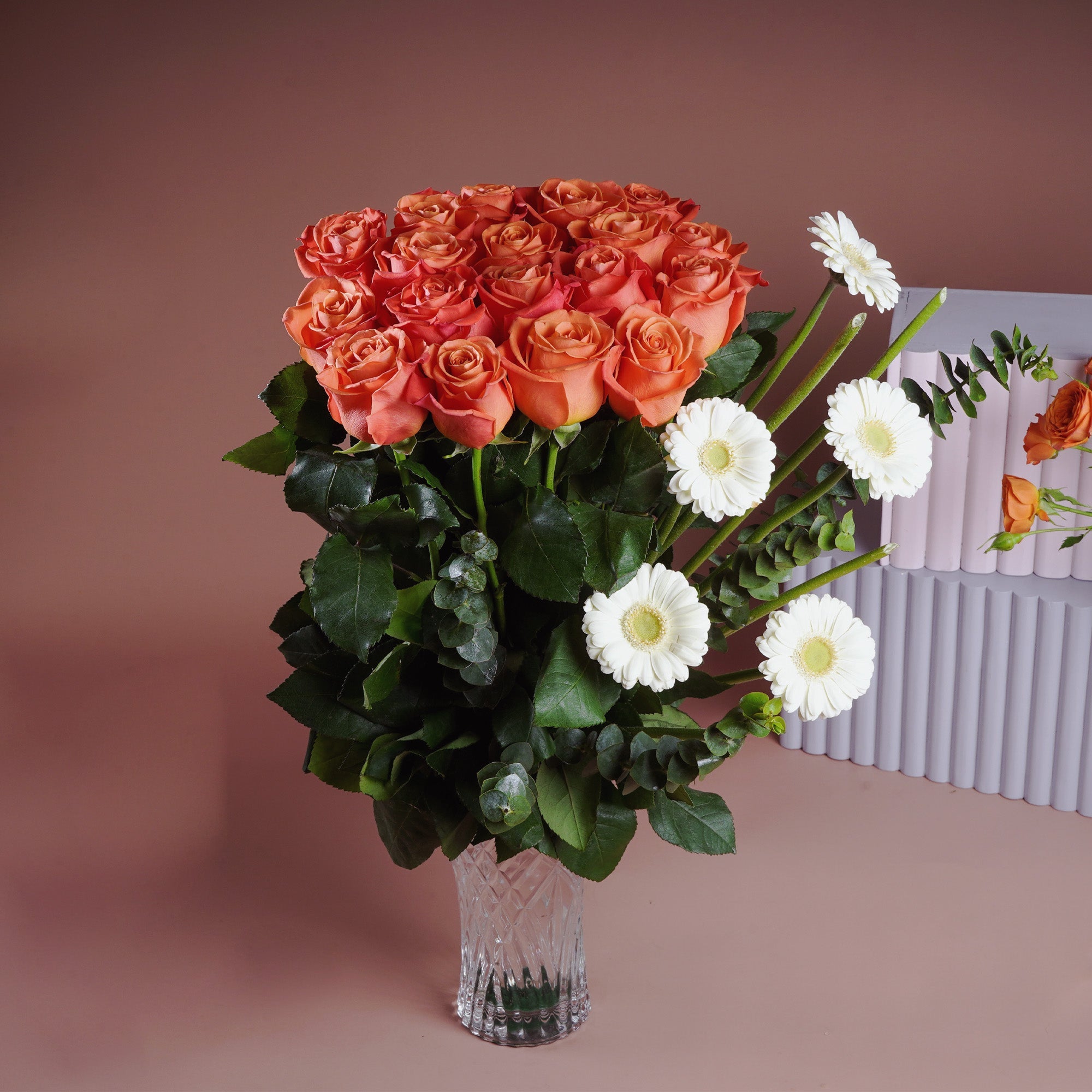 Coral Charm Floral Vase
