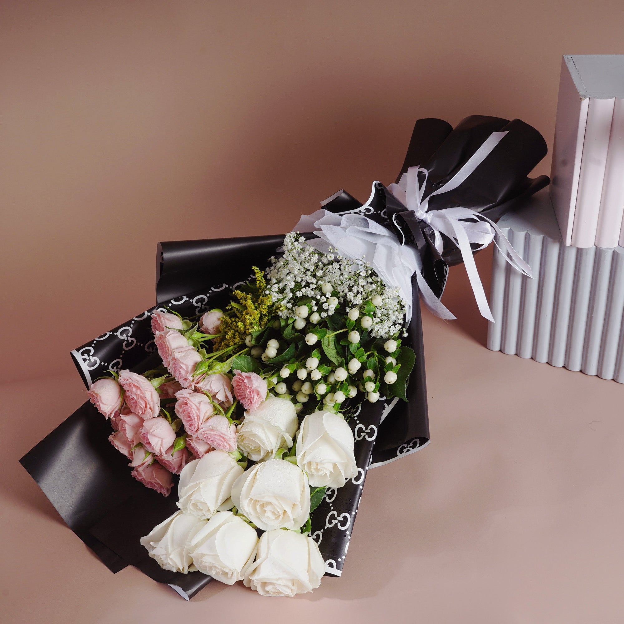 Graceful Blush of Flowers