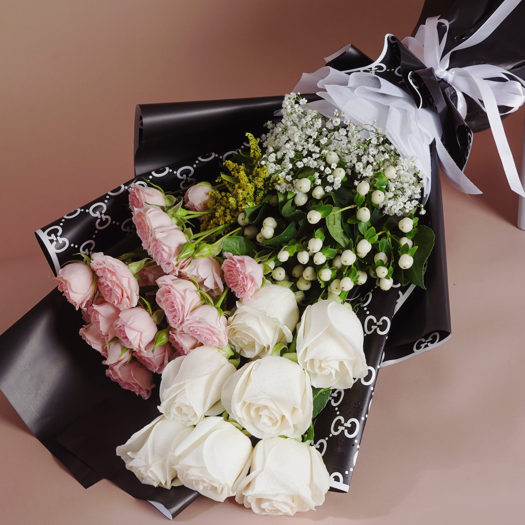 Graceful Blush of Flowers
