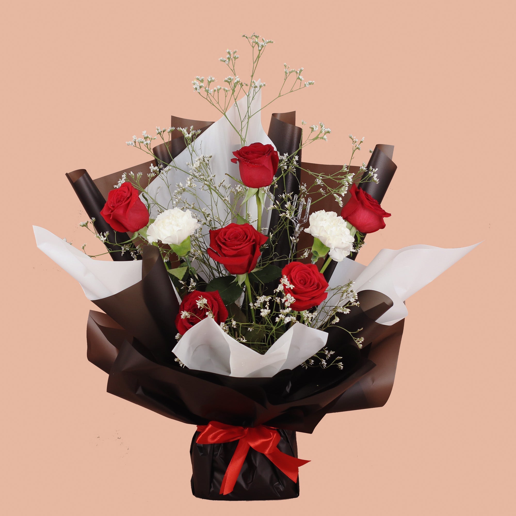 Enchanting Rose and Carnation Bouquet.