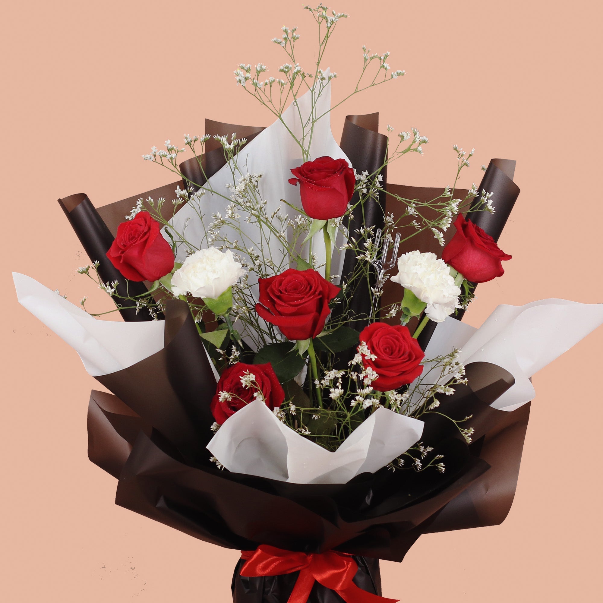 Enchanting Rose and Carnation Bouquet.