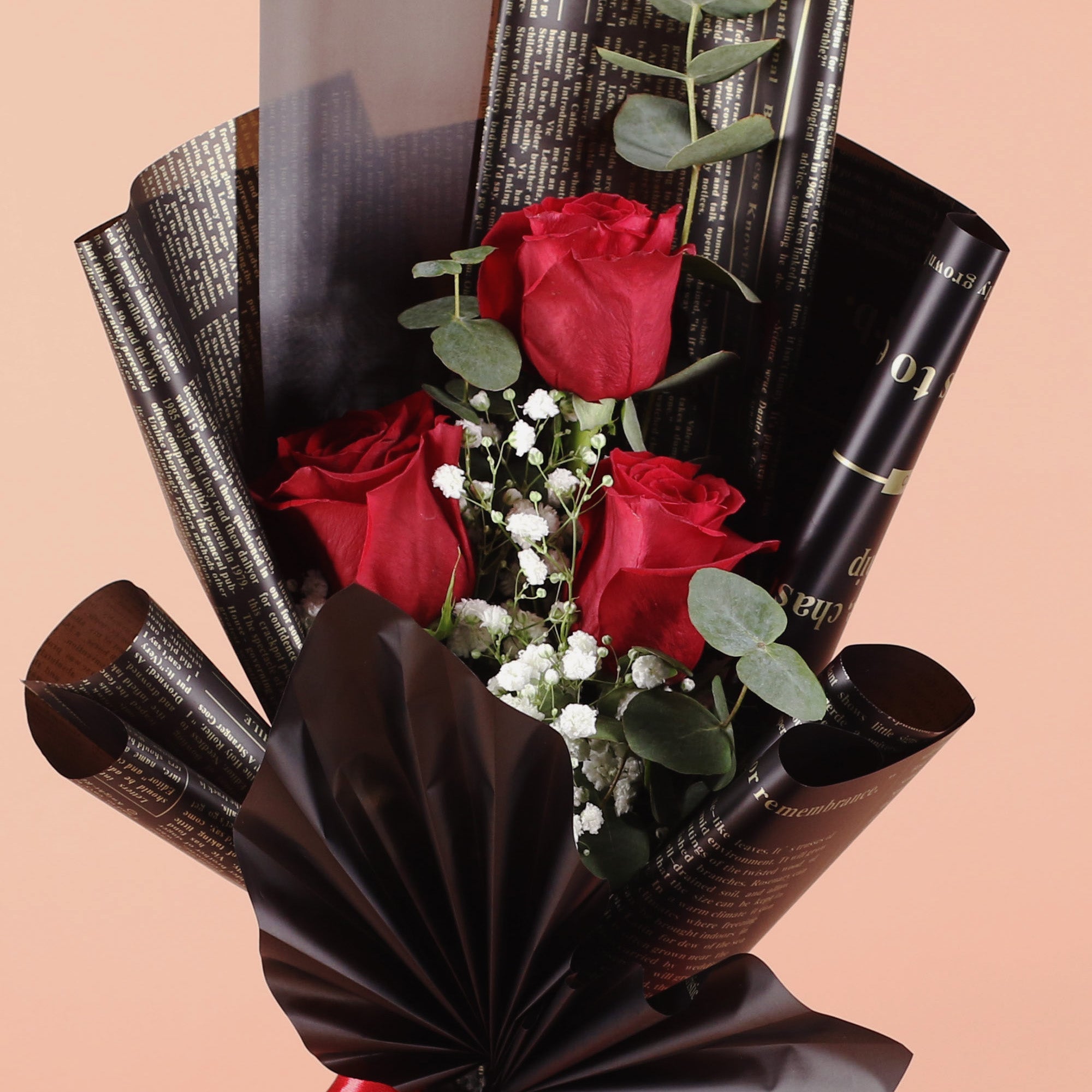 Serene Red Rose Bouquet