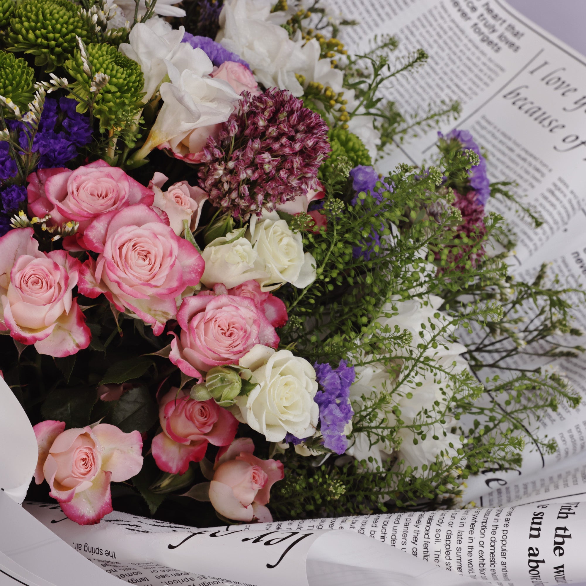 Blushing Petals Floral Elegance