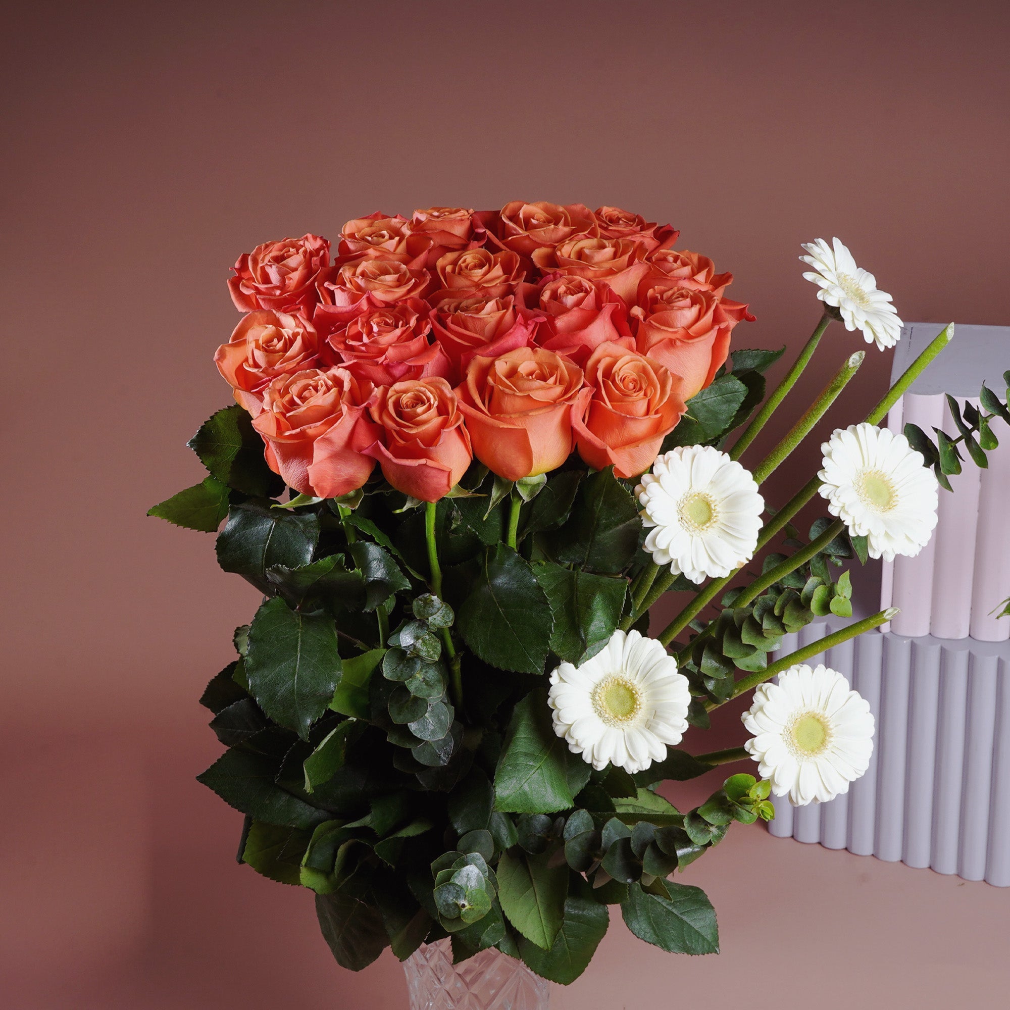 Coral Charm Floral Vase