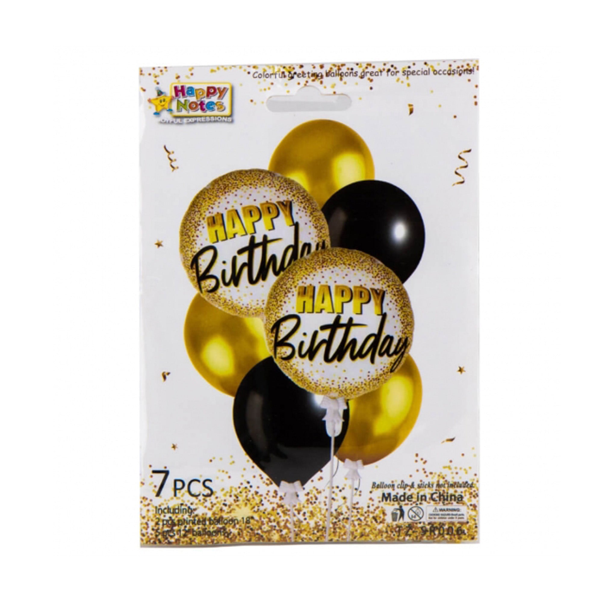 7 pcs birthday ballon set