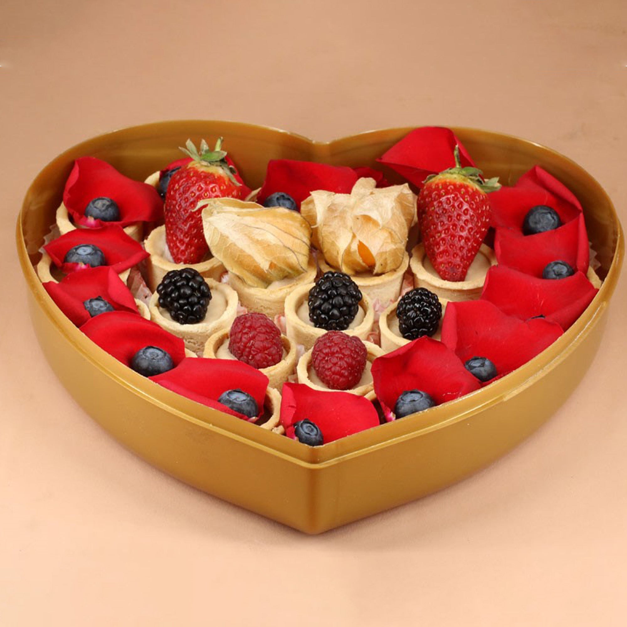 Heart-Shaped Fruit Tart