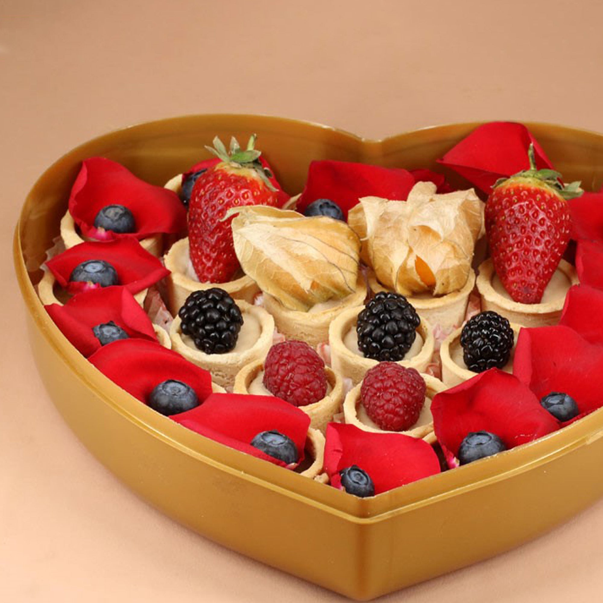 Heart-Shaped Fruit Tart