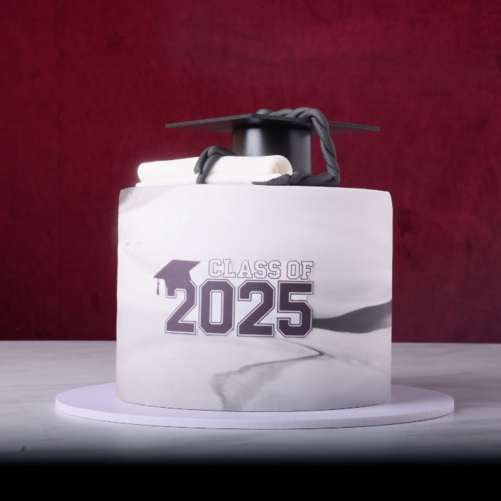 Graduation 2025 Dream White Cake