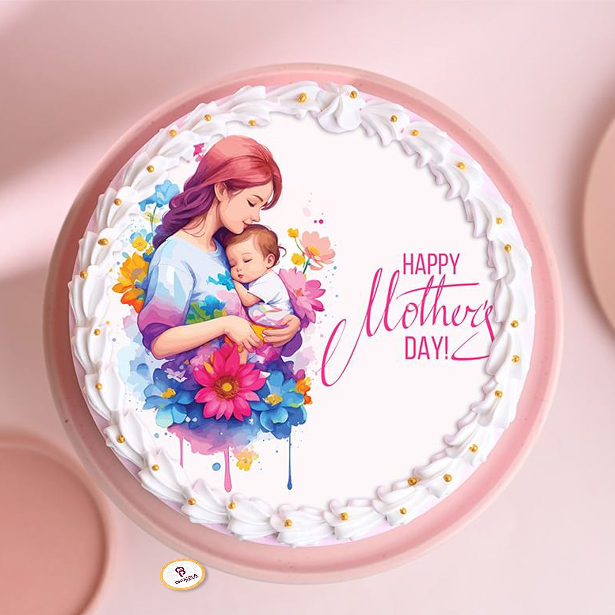 Happy Mother’s Day Photo Cake