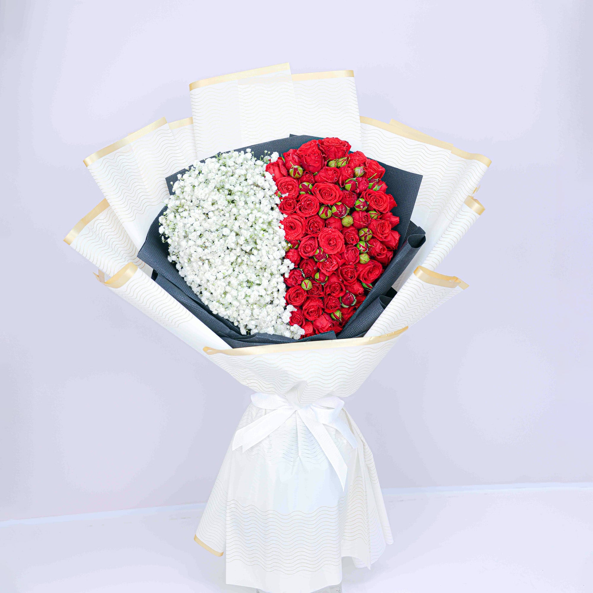 Romantic Love Shape Flower Bouquet