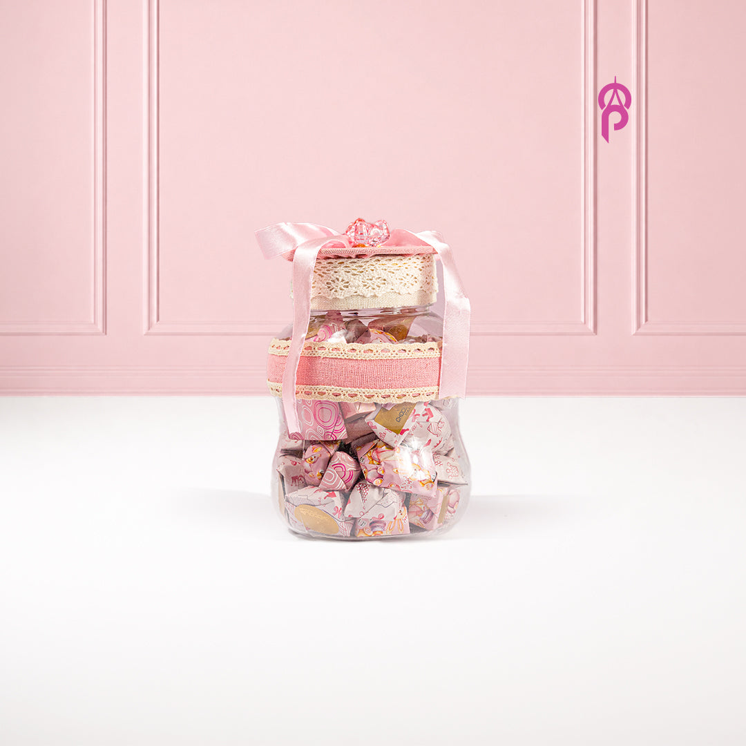 Baby Pink Premium Belgian Chocolate Hamper