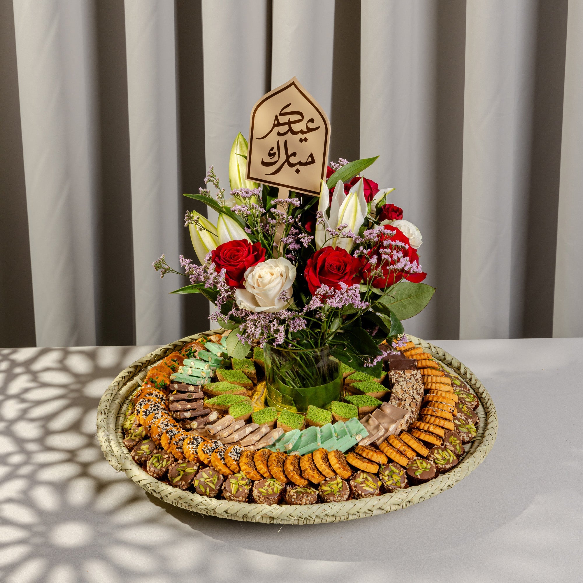 Luxury Eid Treats and Floral Set
