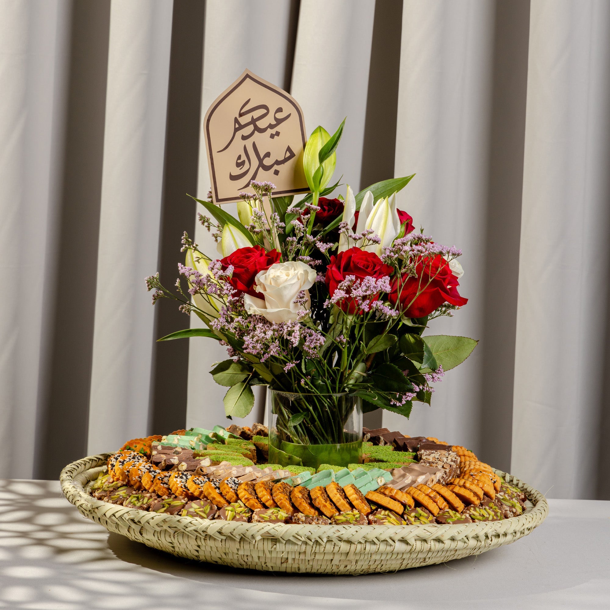 Luxury Eid Treats and Floral Set