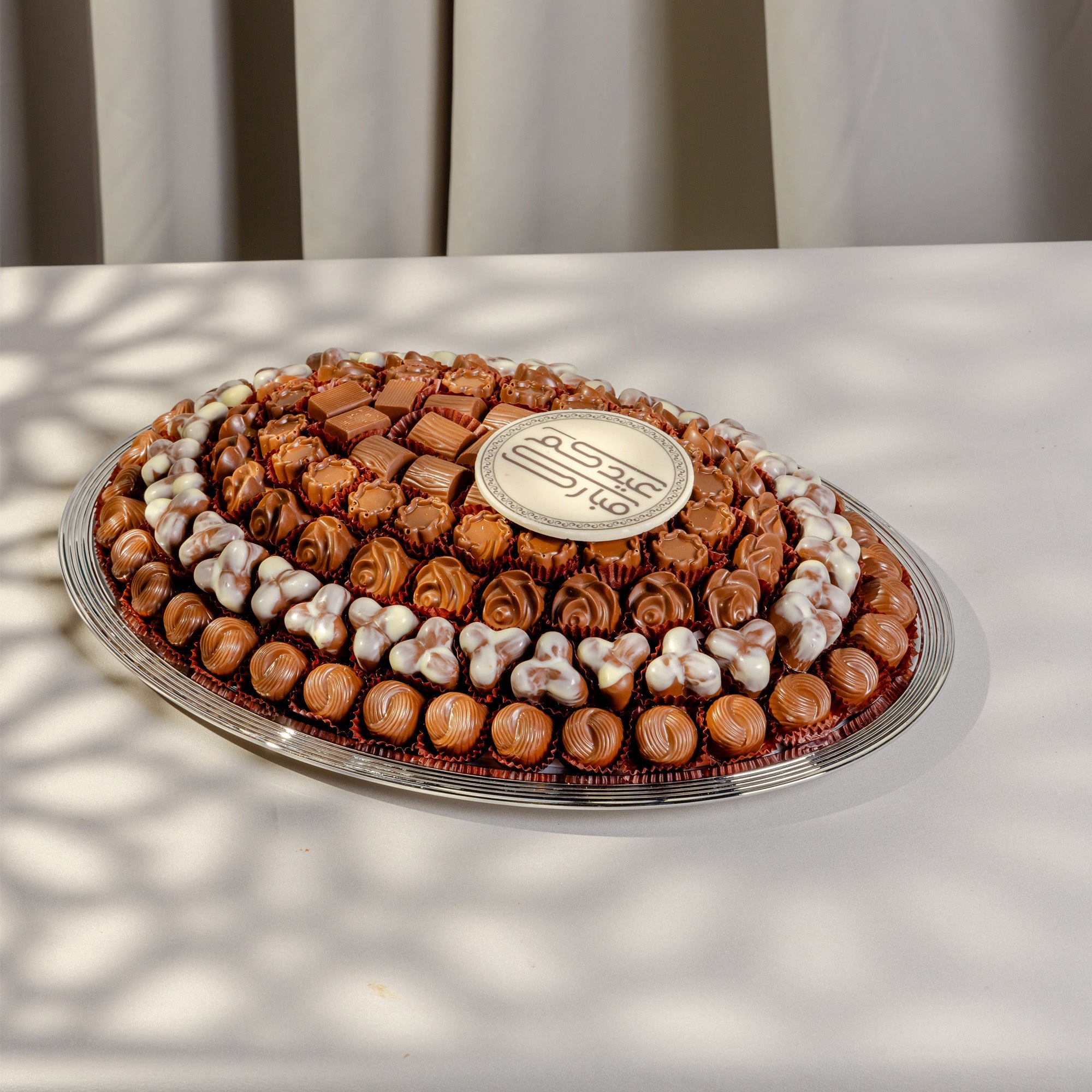 Heavenly Belgian Eid Chocolates tray