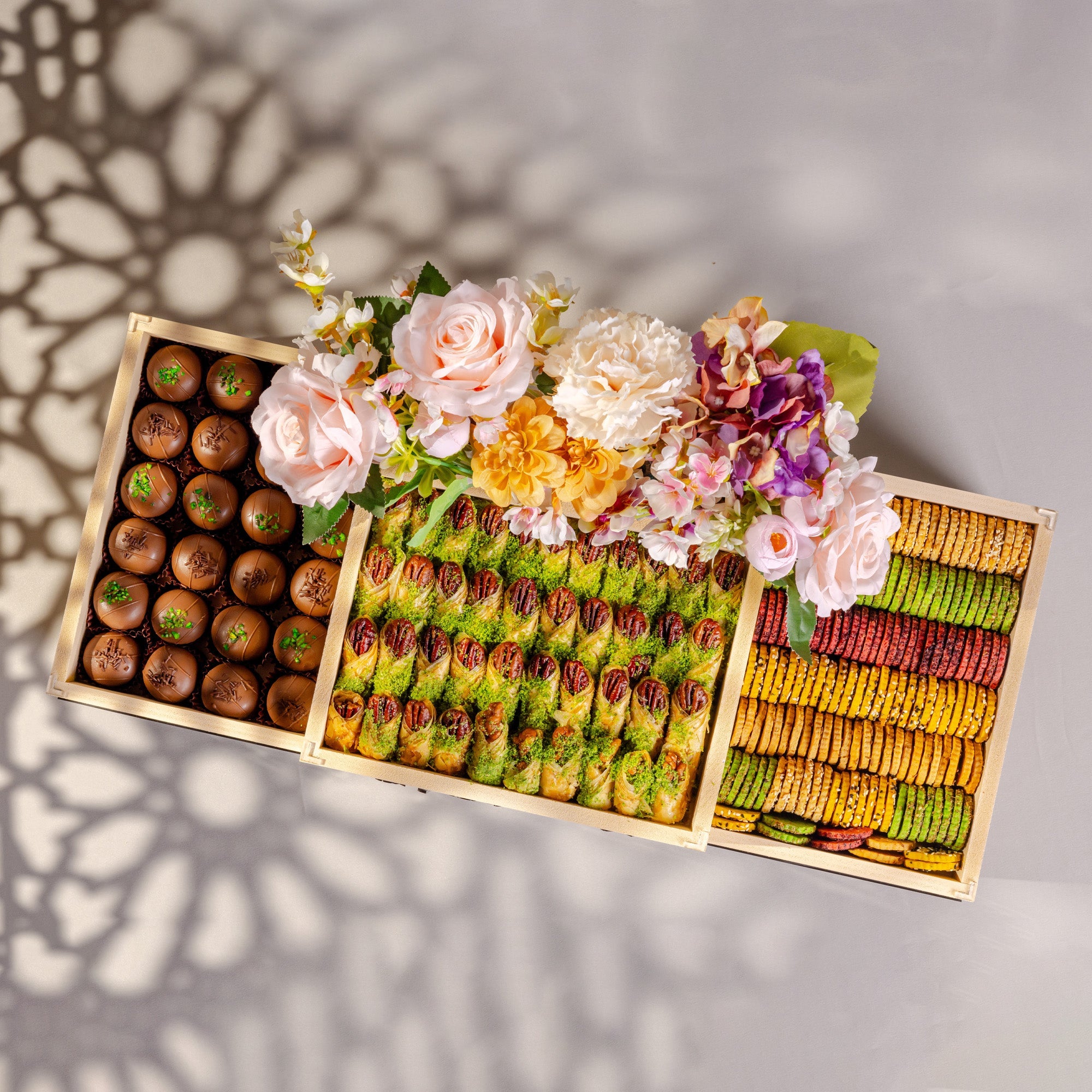 Betefour Baklava mix treats and Bloom Box