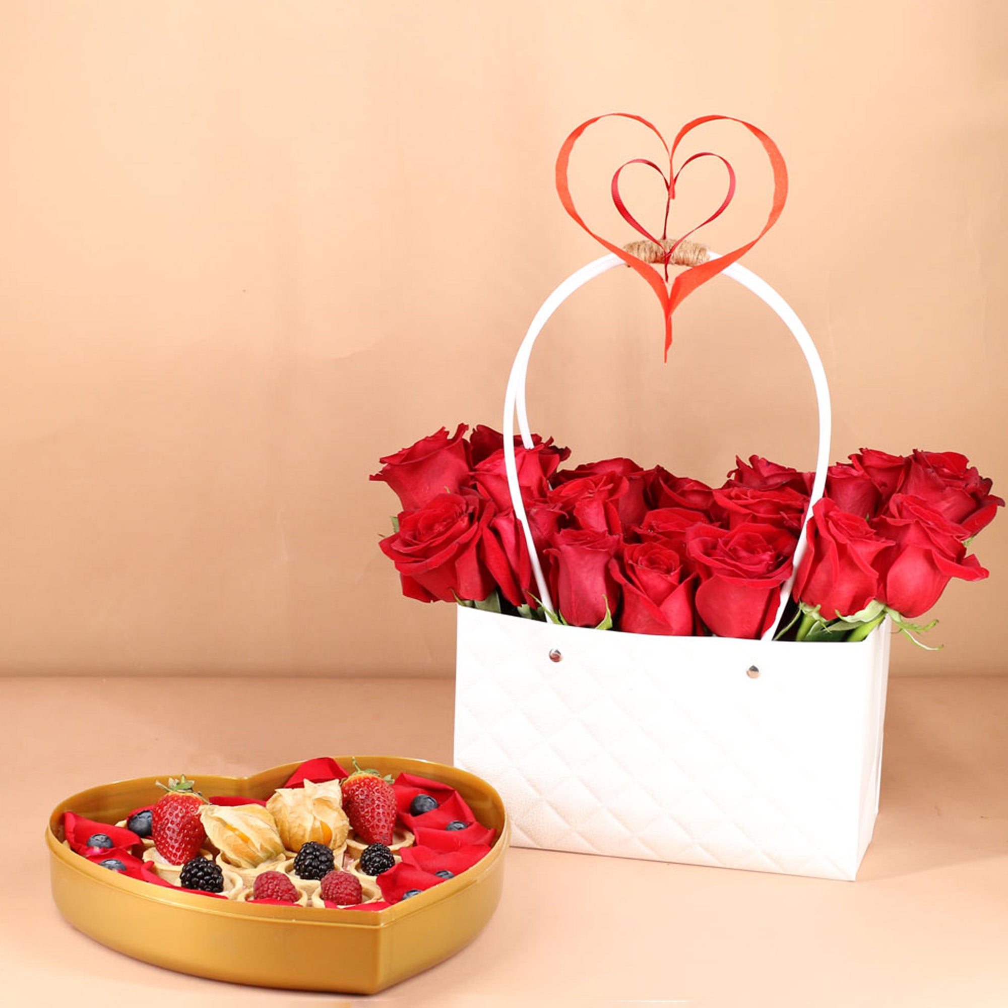 Red Roses and Sweet Delight Tart