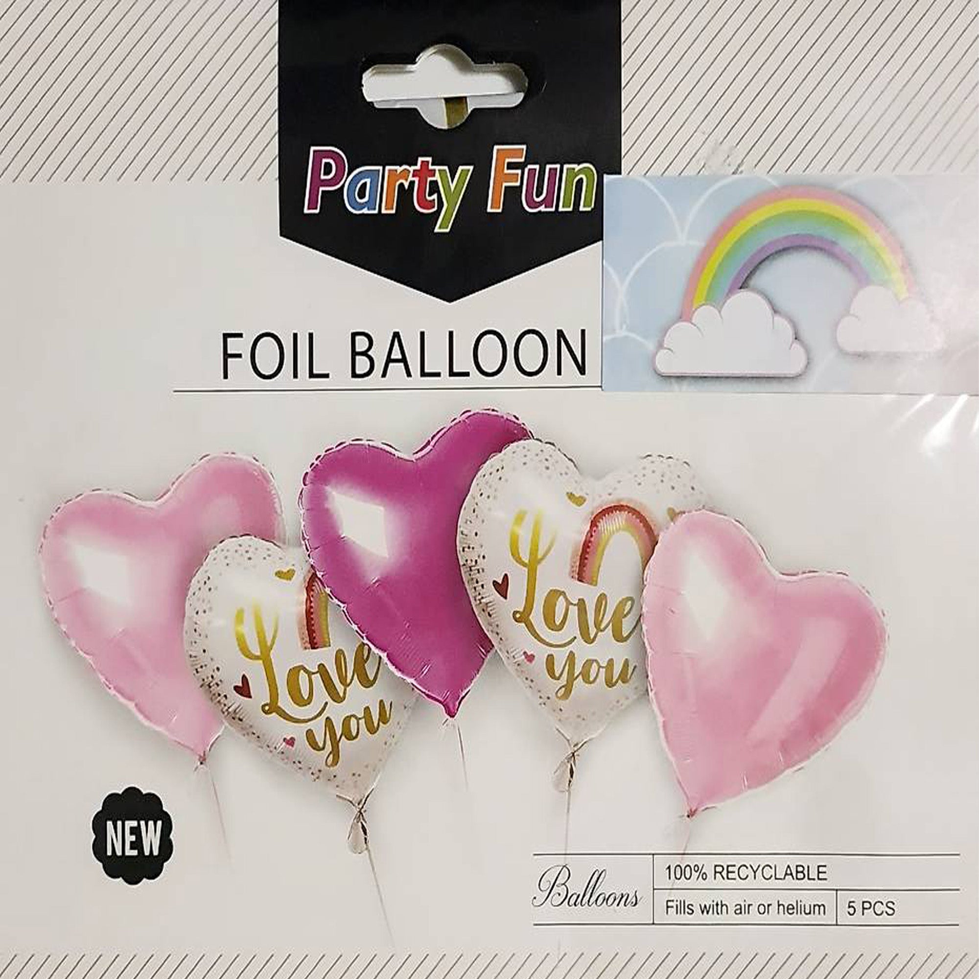 Hearts of Joy 5 pcs Balloon Set