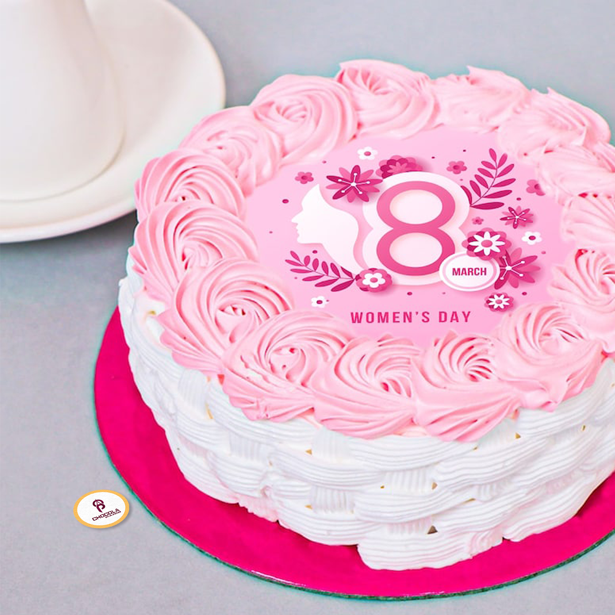 Floral Grace Women's Day Cake