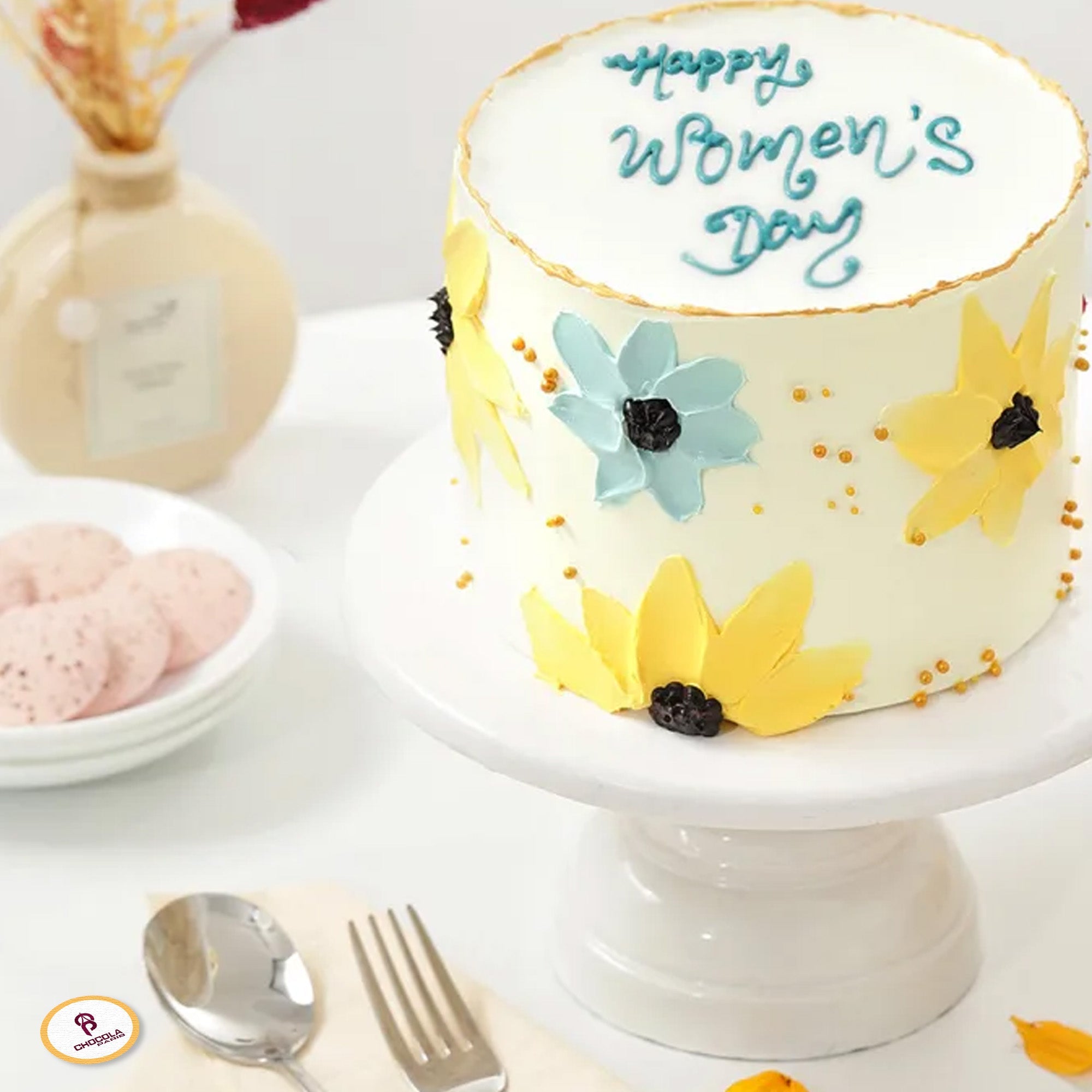 Women's Day Floral Cake