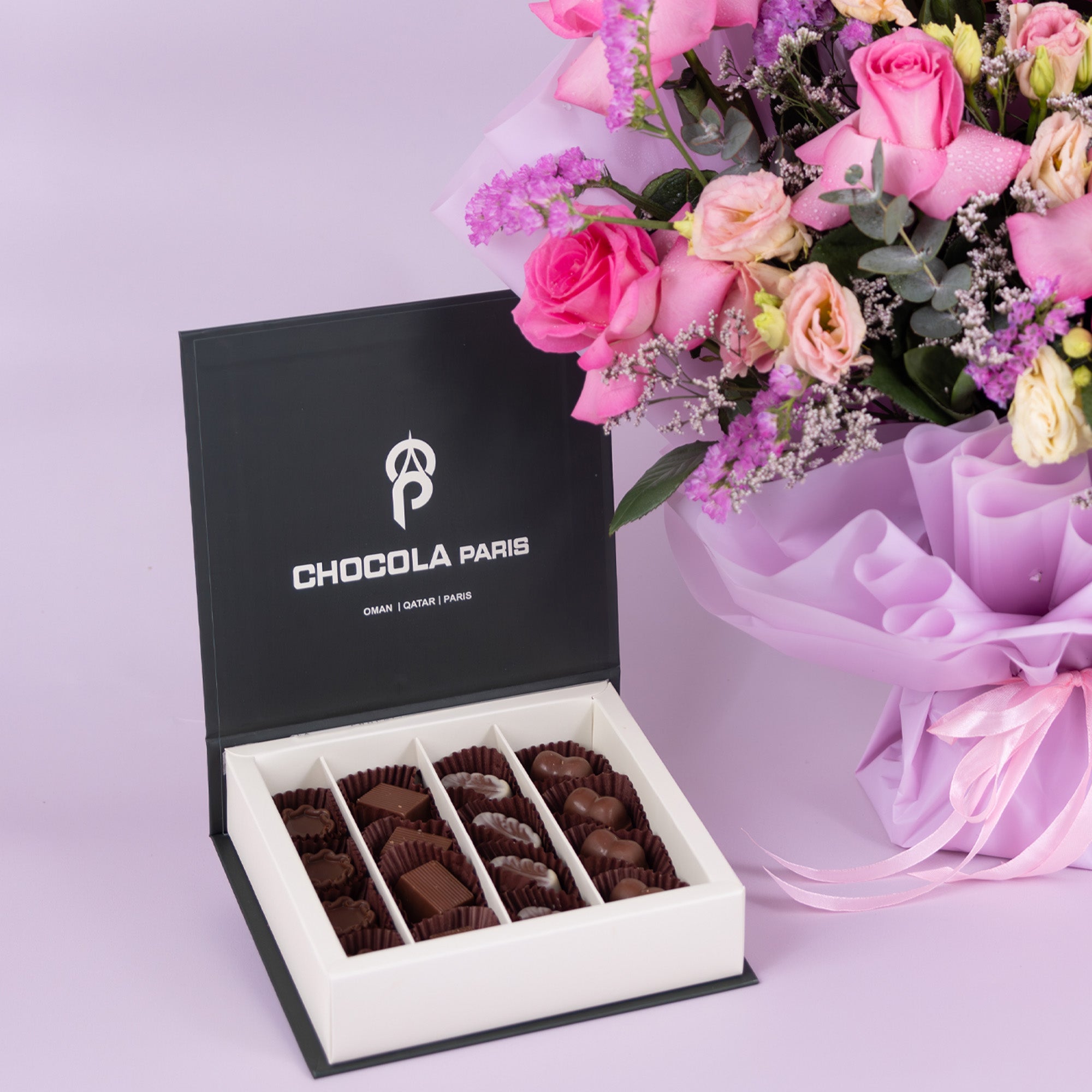 Women's Day Chocolate & Flower Gift Set