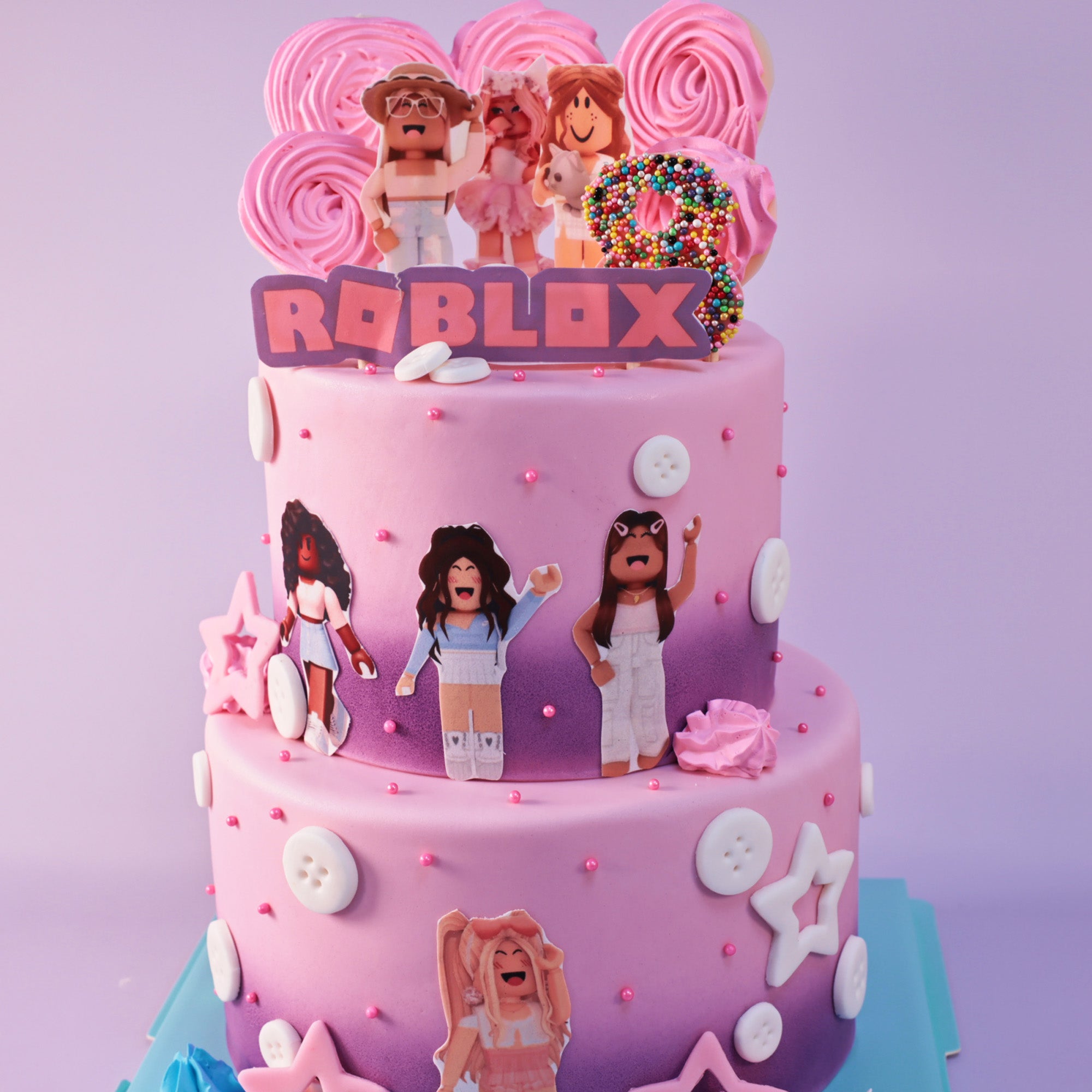 Lady Roblox Cake