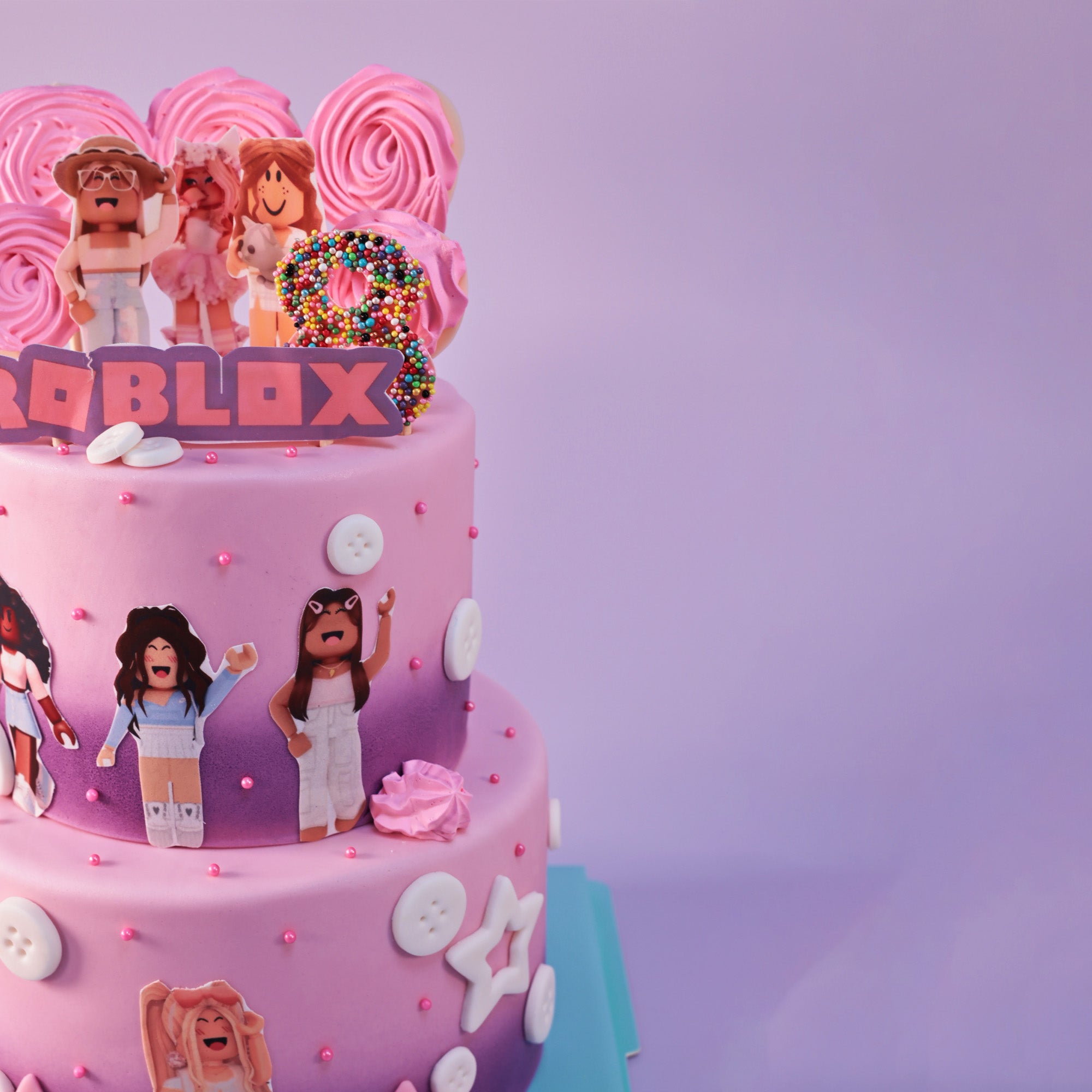 Lady Roblox Cake