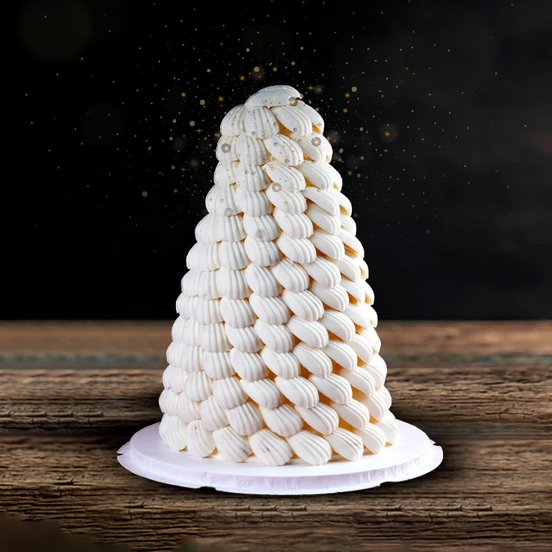 White Chocolate Pyramid sweets in Qatar